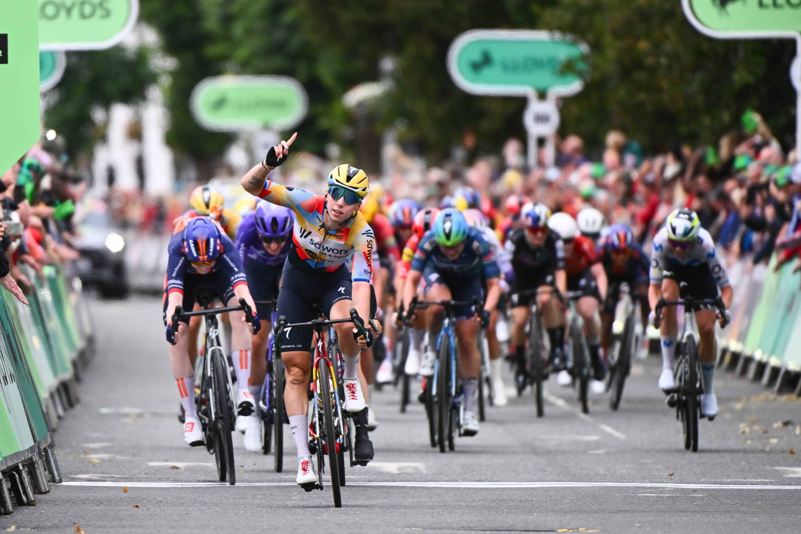 GC and jerseys after Tour of Britain Women 2026 Stage 1