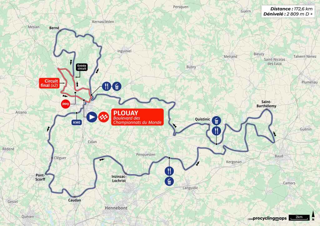 Classic Lorient Agglomération 2026 route at a glance