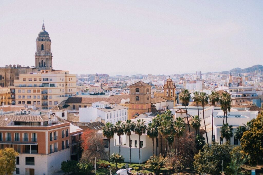 Malaga brown building