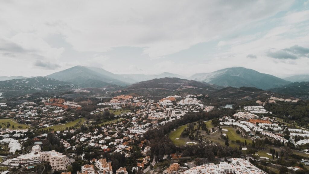Marbella aerial view of buildings and trees during daytime