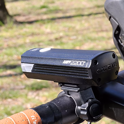 Cateye AMPP2200 rechargeable front bike light