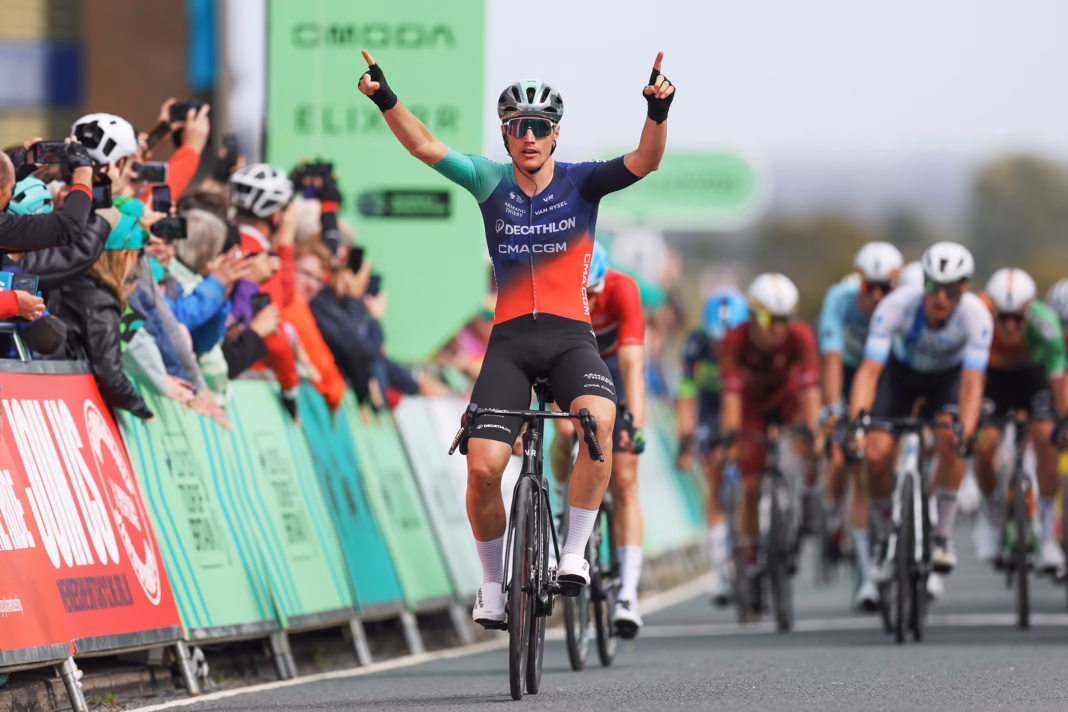 Lloyds Tour of Britain Men 2026 stage 3: Olav Kooij turns tables on Tim Merlier in Beverley sprint