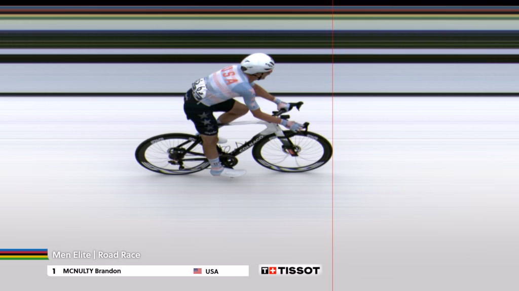 Brandon McNulty 2026 World Championships Road Race Photofinish
