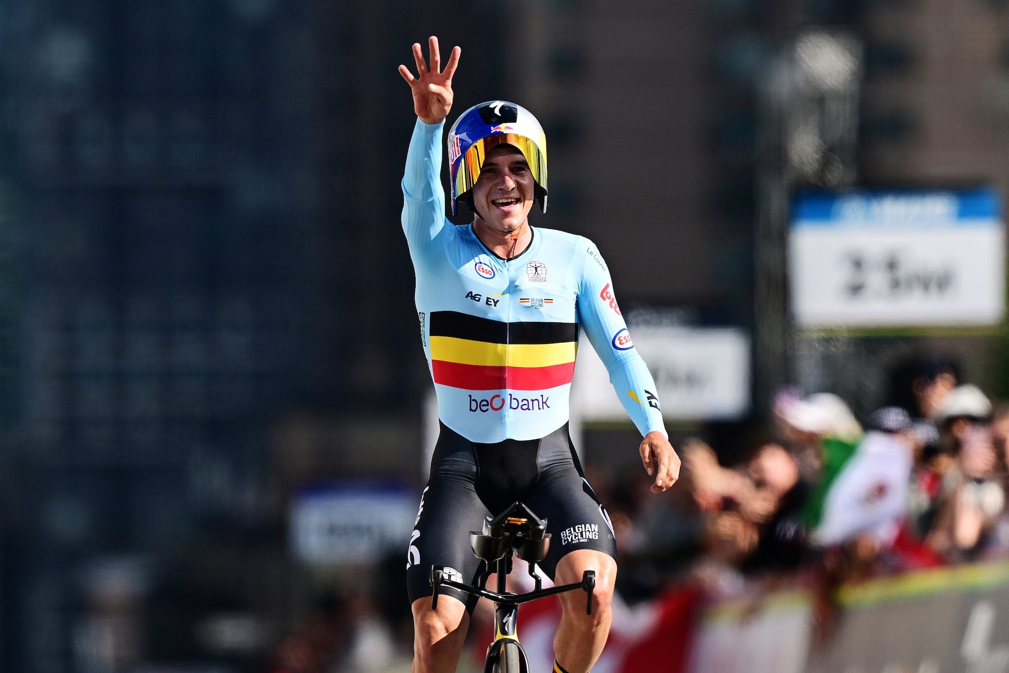 Photo: procyclinguk.com Remco Evenepoel Makes History With Fourth Consecutive World Time Trial Title