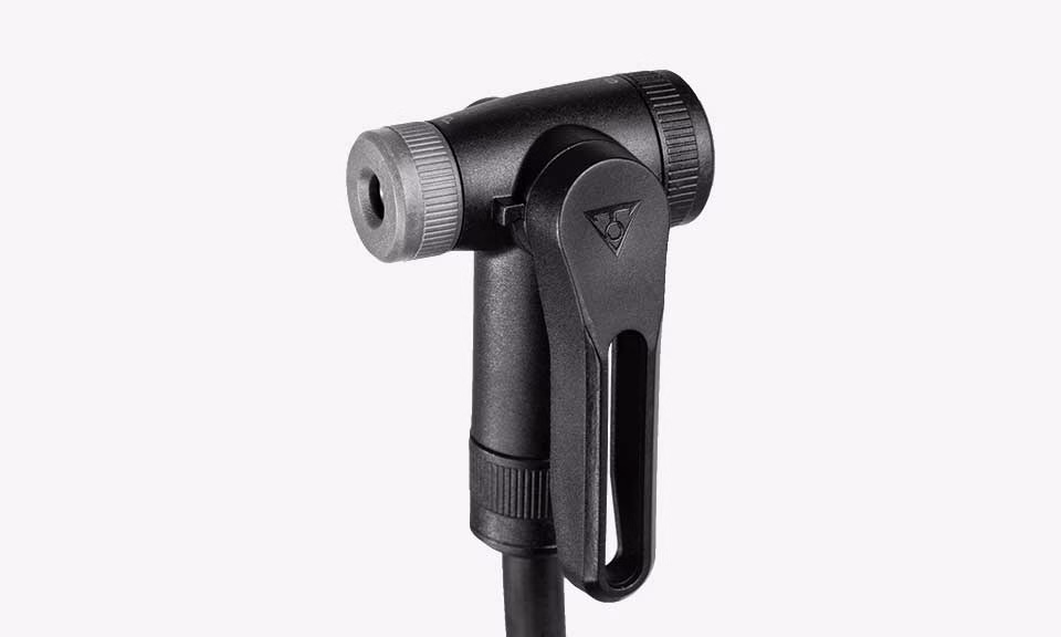 TwinHead DX5 pump head on the Topeak JoeBlow Sport III