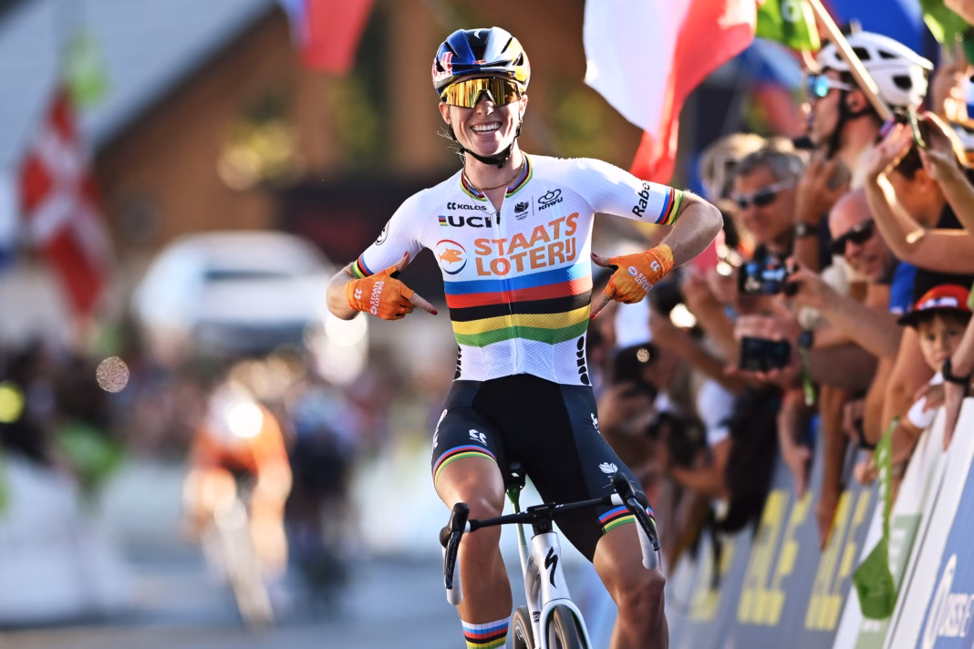 Demi Vollering wins the 2026 European Championships road race after late solo move