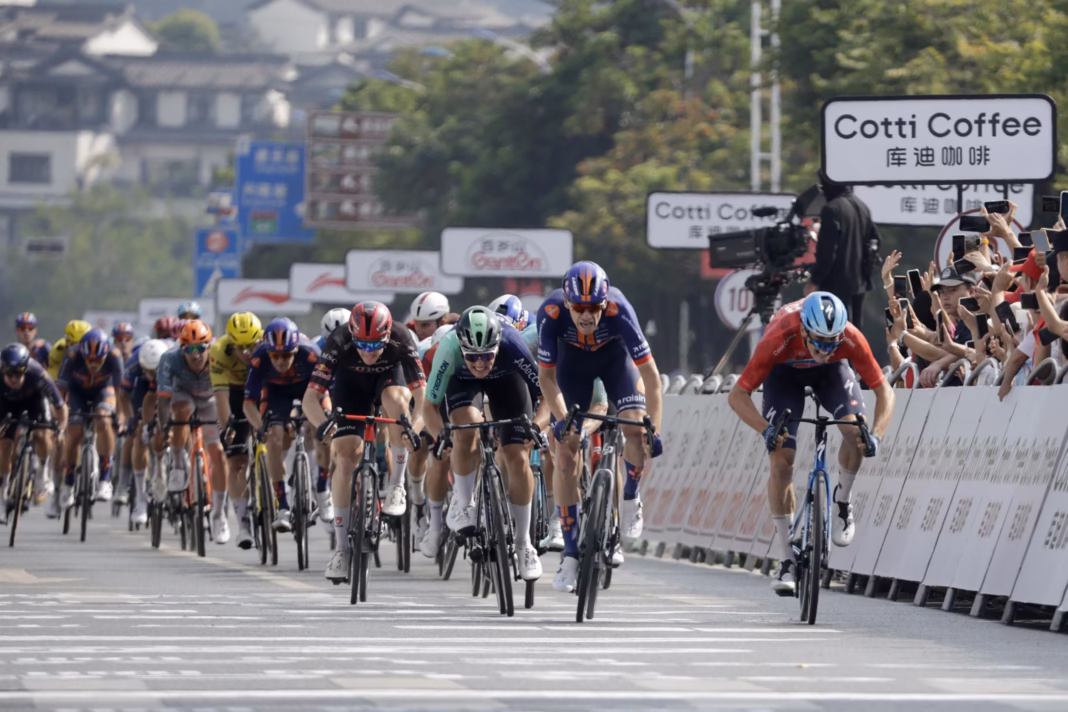 Frits Biesterbos at the 2026 Tour of Guangxi Stage 2
