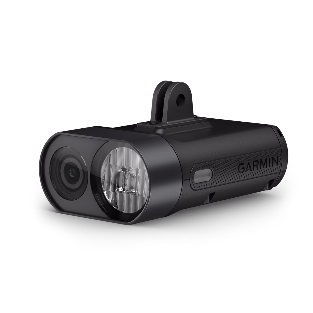 Garmin Varia Vue camera and front light angled product view